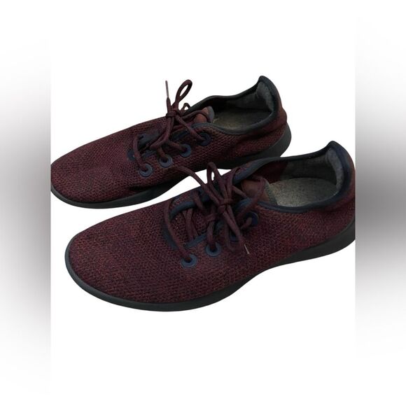 Allbirds	Men's Maroon Tree Runners Olympus Red Athletic Shoes - Picture 1 of 7